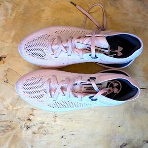 Under Armour Flow Synchronicity Pink Women Running Shoe